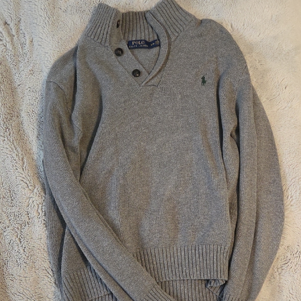 Polo by Ralph Lauren Men's Gray Sweater